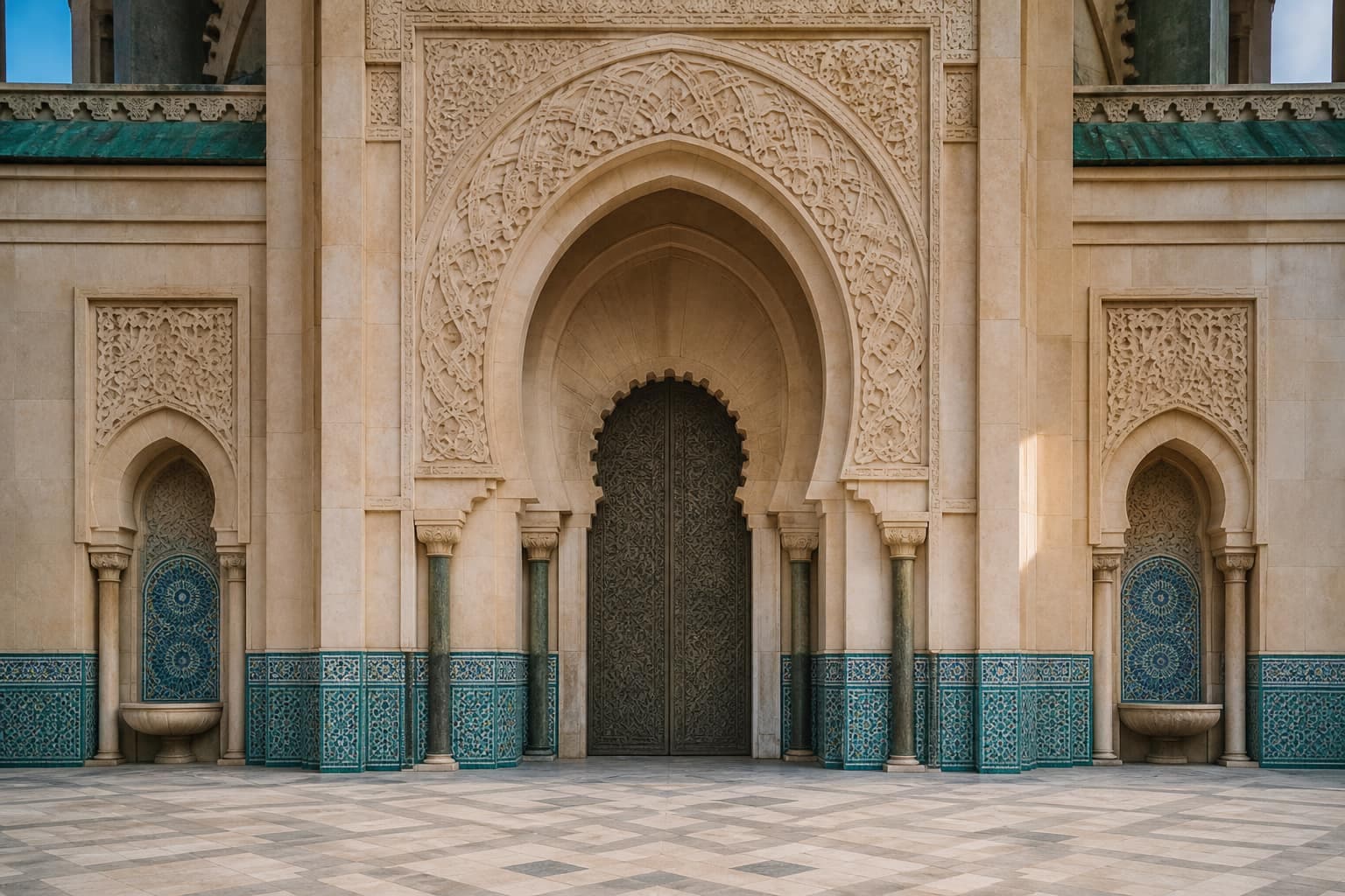 Masjid facility entrance